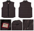 Men's Vintage Timberland Quilted Gilet Vest (Size Medium) - Brown